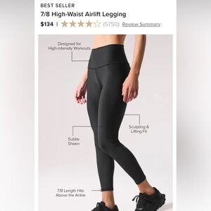 ALO Yoga Black High-Waist Airlift Leggings